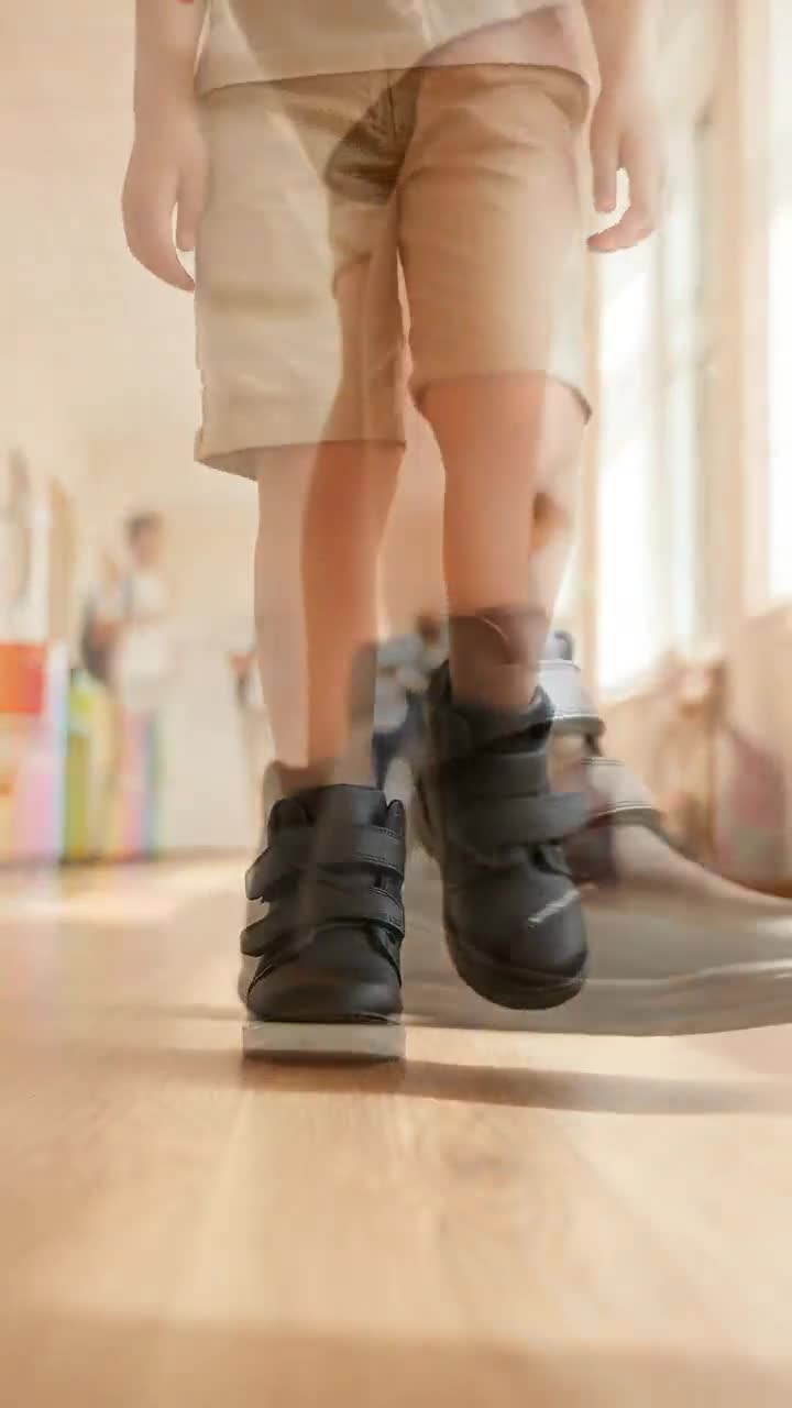 Bota Escolar Doble Velcro Niño Confratelli 08875