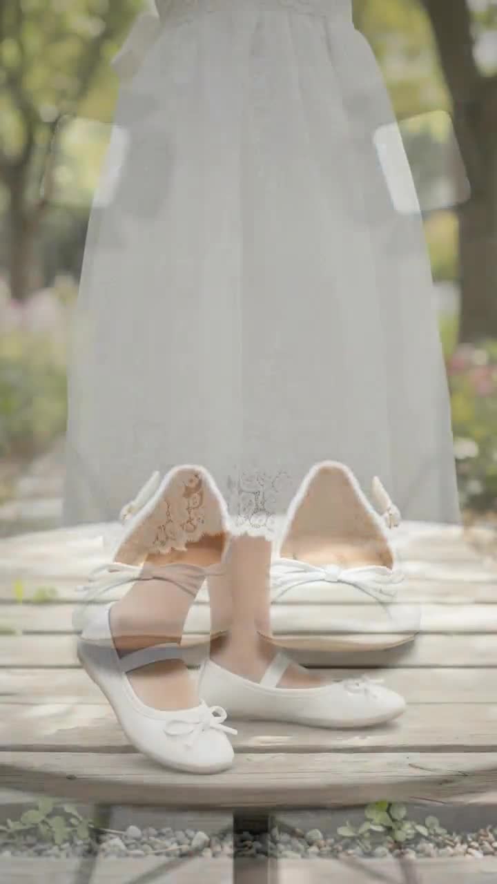 Zapato Balerina Moño Para Niña Confratelli 08997