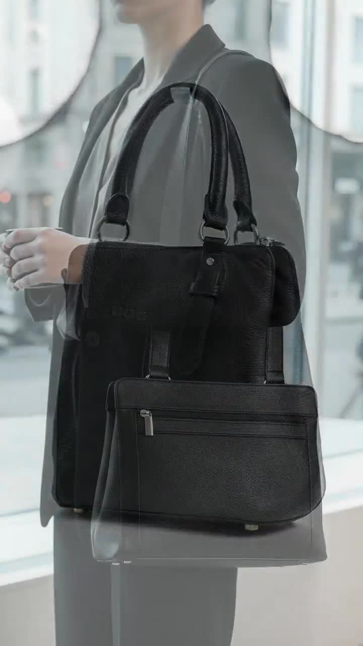 Bolsa Elegante Tipo Tote Con Cierre Para Mujer Roger 06648-06649