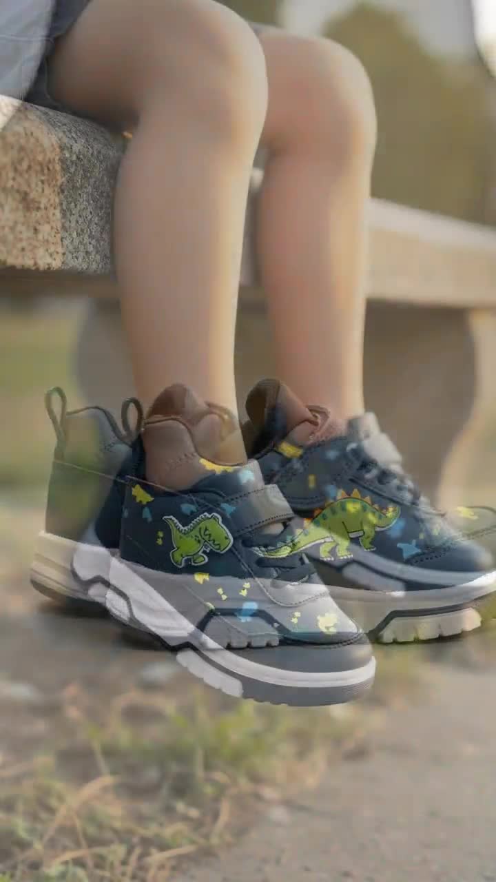 Tenis Happy Shoes T-Rex Dinosaurio Para Niño 09079