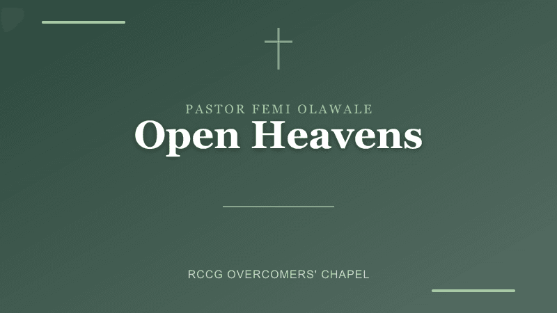 Open Heavens