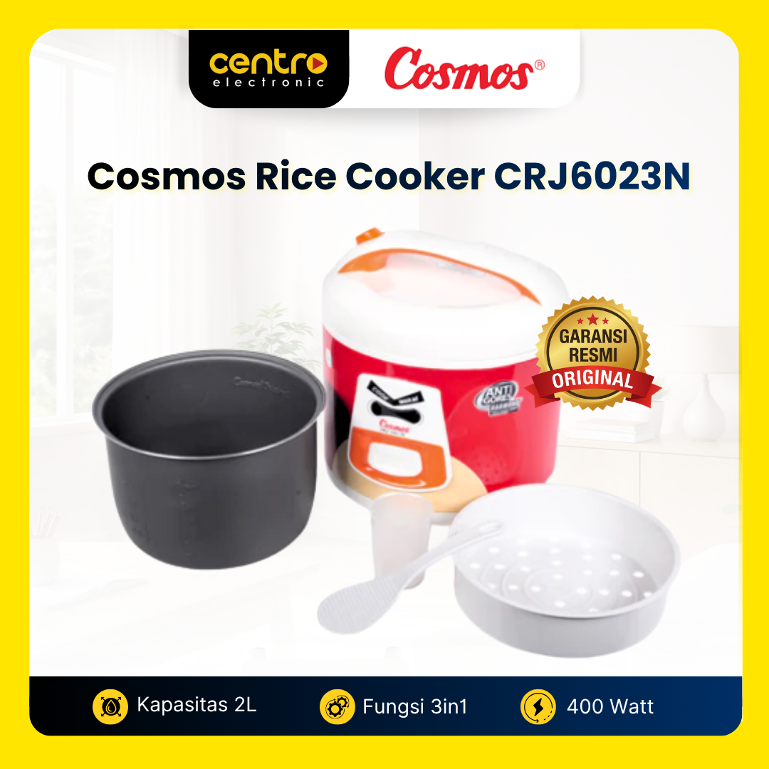 COSMOS RICE COOKER CRJ6023N HARMOND ANGRY 2L 400W