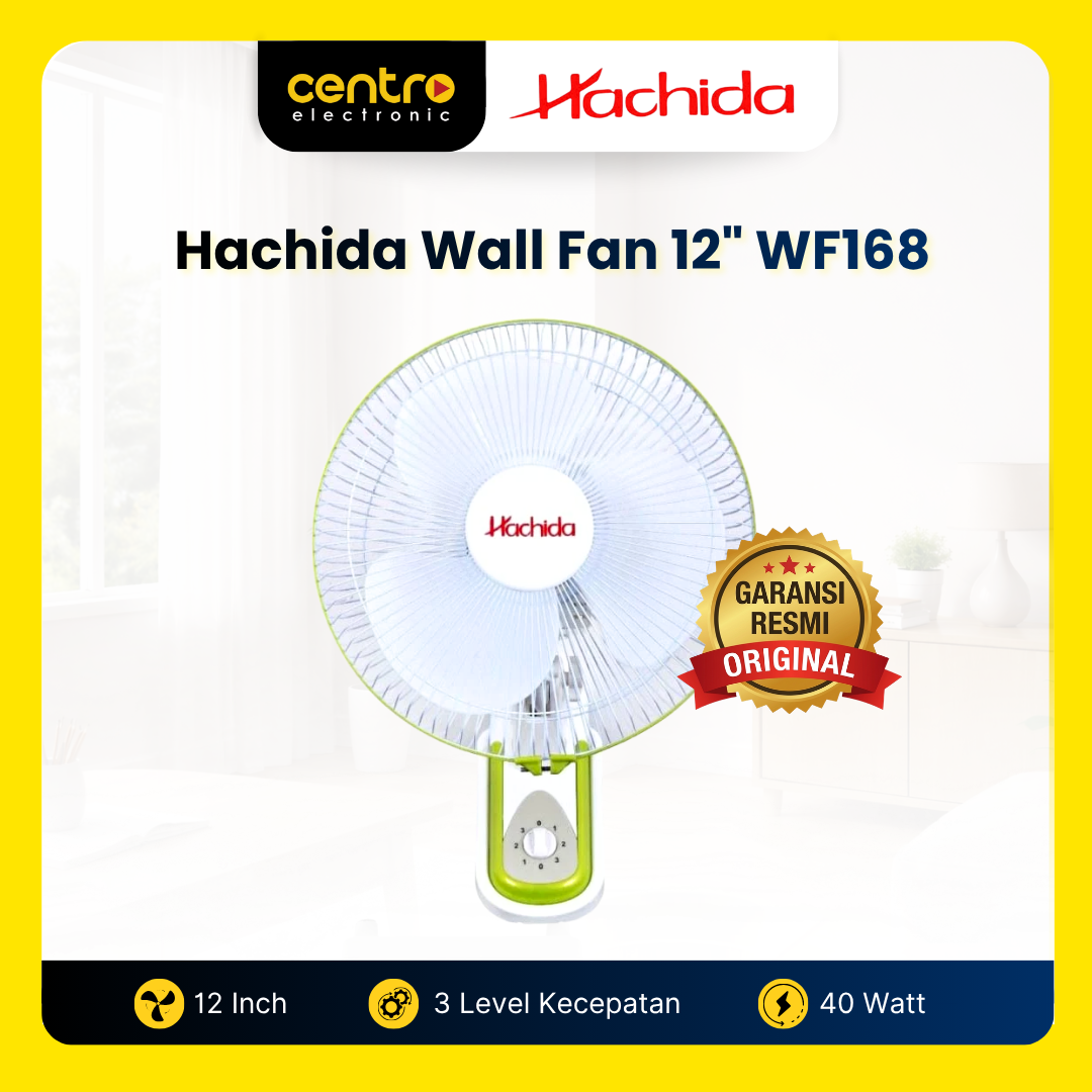 HACHIDA WALL FAN WF168 12 INCH