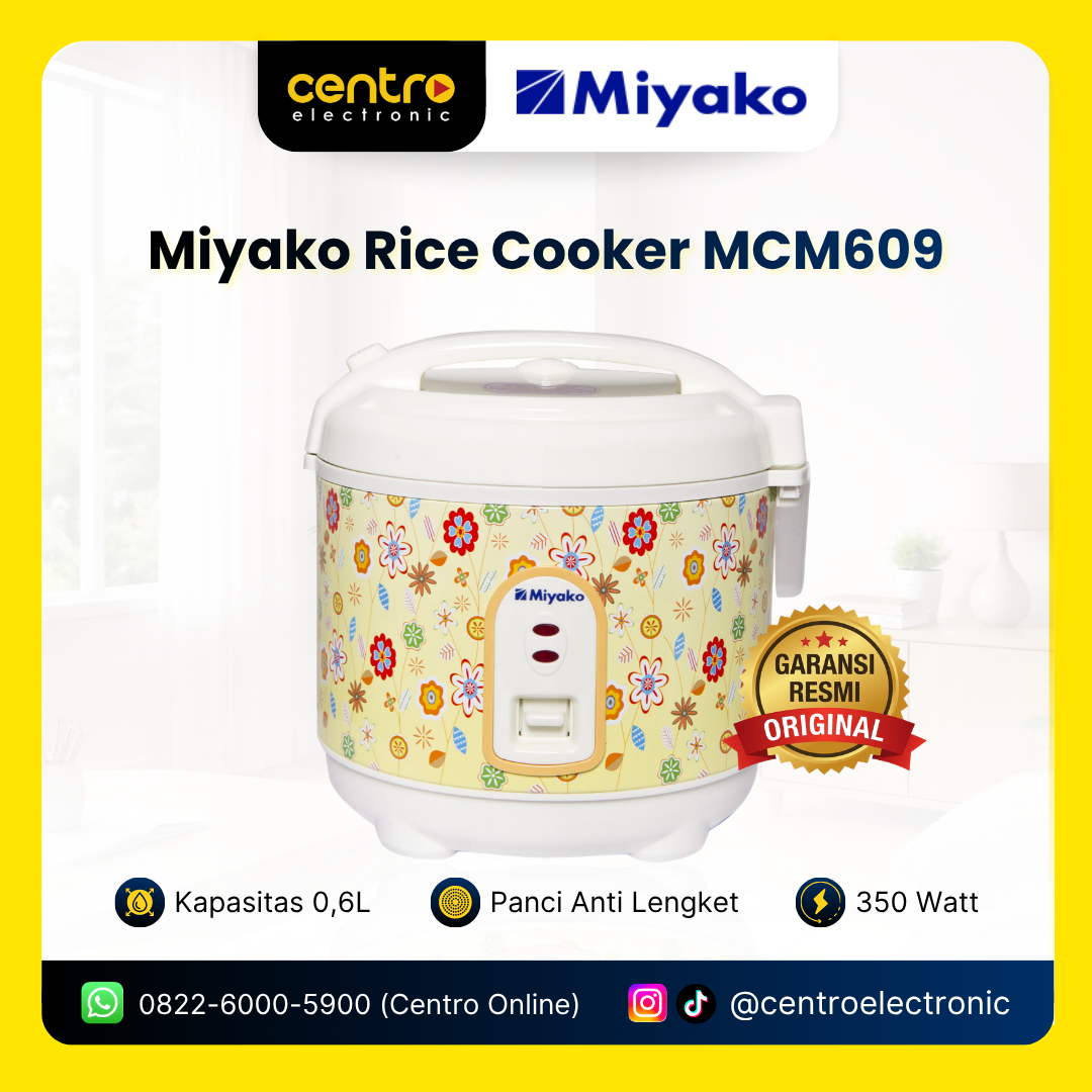 MIYAKO RICE COOKER MCM609 0,6 Liter