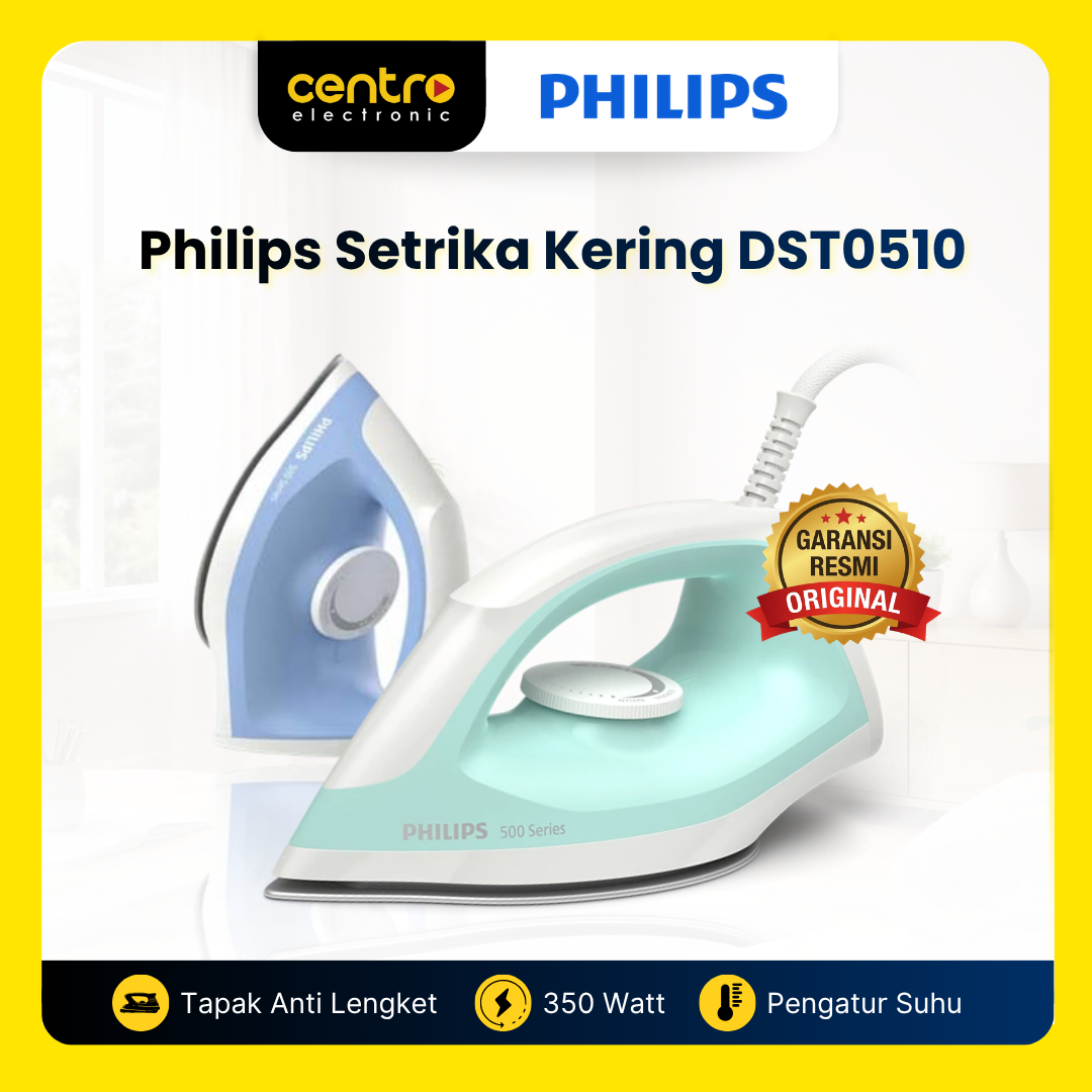 PHILIPS SETRIKA KERING LISTRIK DST0510