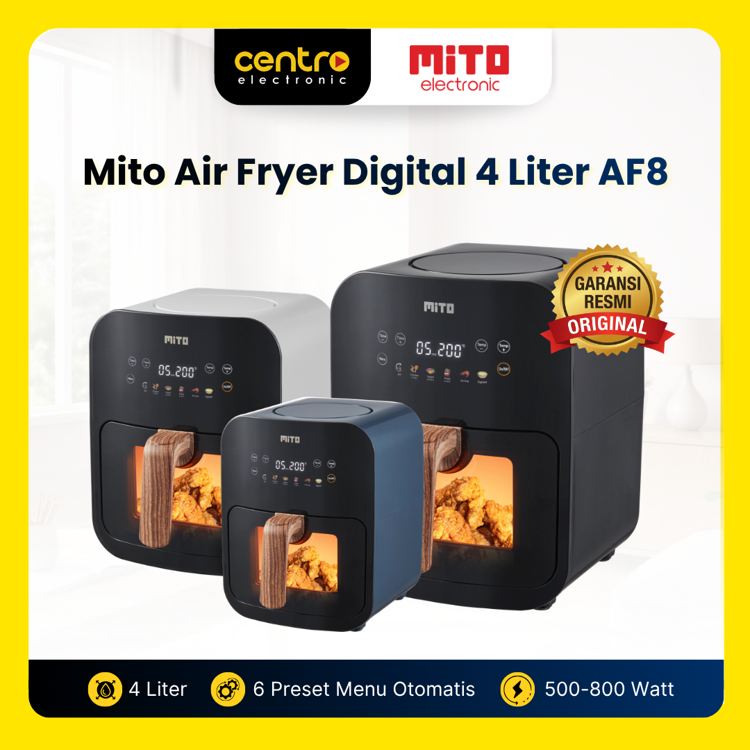 MITO AIR FRYER AF8 4L BLACK & WHITE