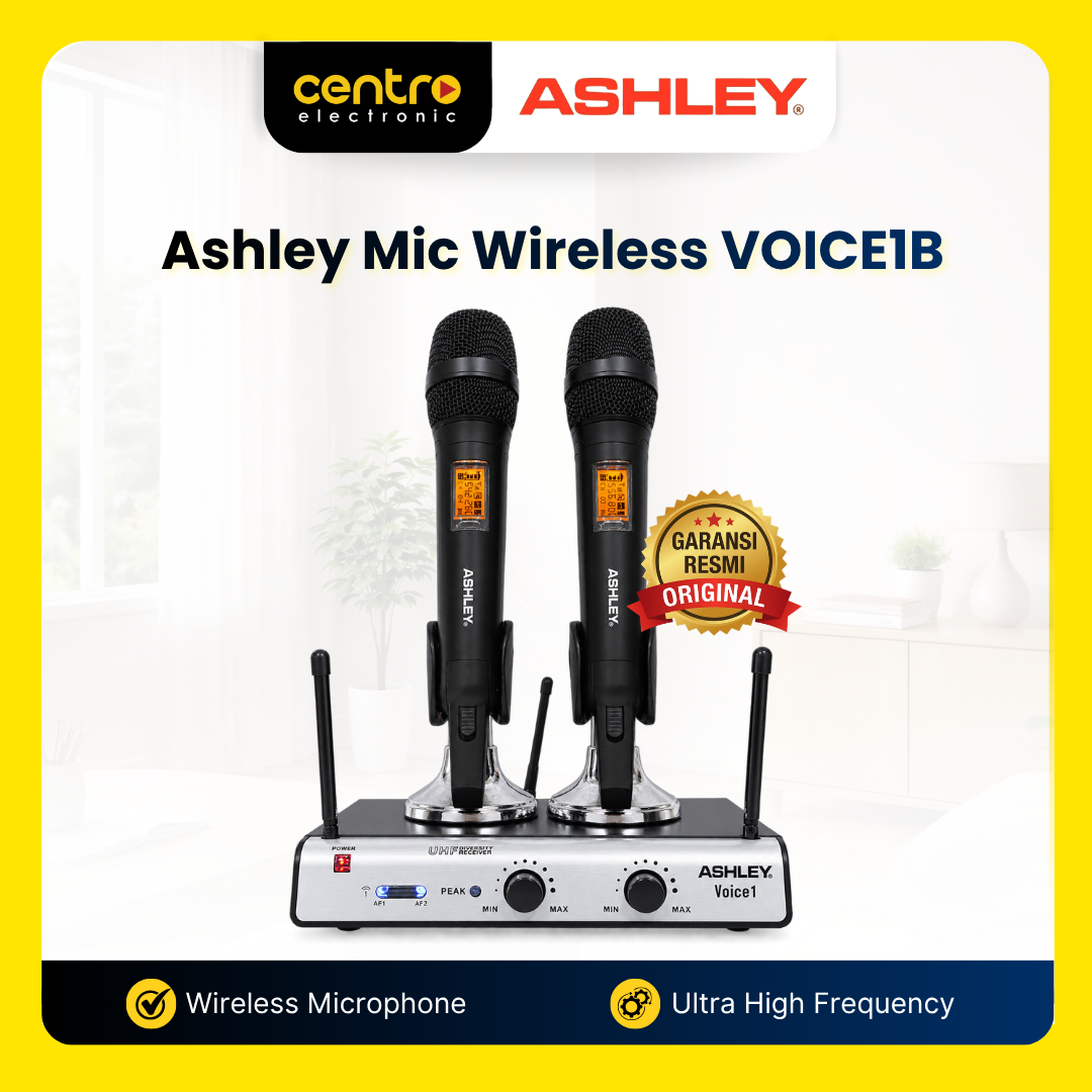 ASHLEY MIC WIRELESS VOICE 1B BLACK