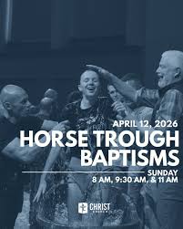 Horse Trough Baptism 2026-9:30am
