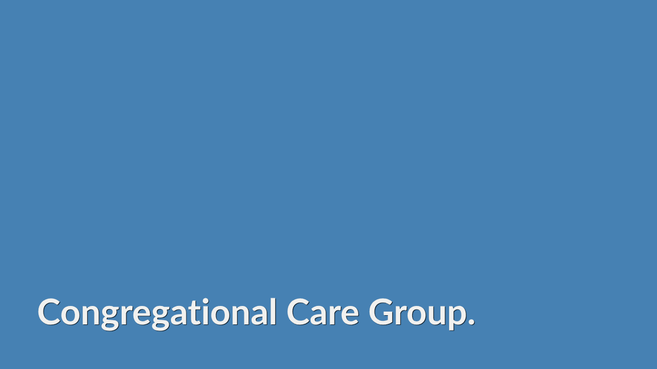 Congregational Care Group