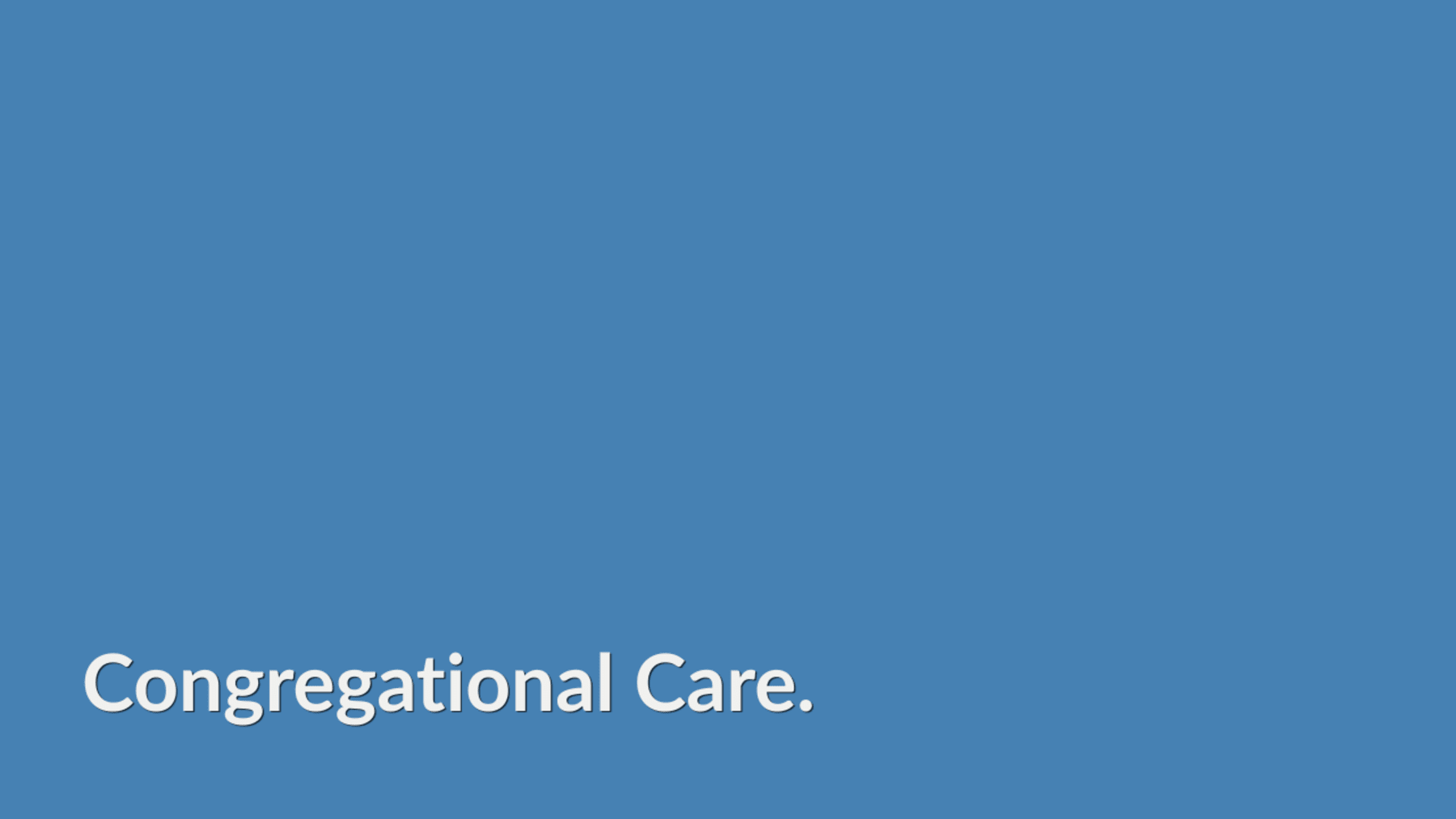 Congregational Care
