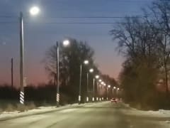 Каменск-Уральский продолжает улучшать уличное освещение