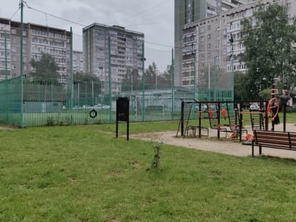 Уникальная кубическая лазалка открылась в благоустроенном дворе Екатеринбурга