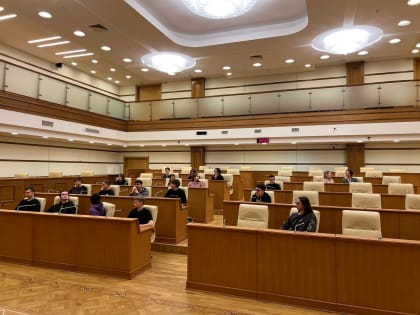 Экскурсия студентов в Законодательное собрание Свердловской области