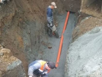 В трёх домах заменили стоки