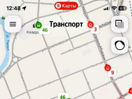 Часть автобусов Нижнего Тагила появилась на картах
