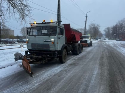 Непрекращающийся снегопад в Каменске
