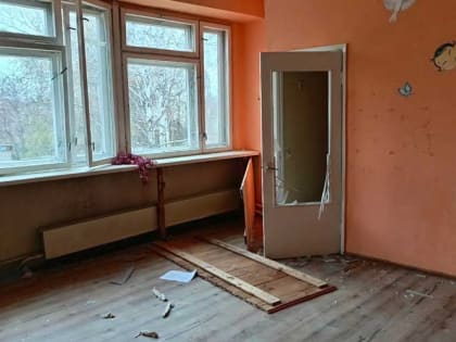 Разрушение детского сада 
