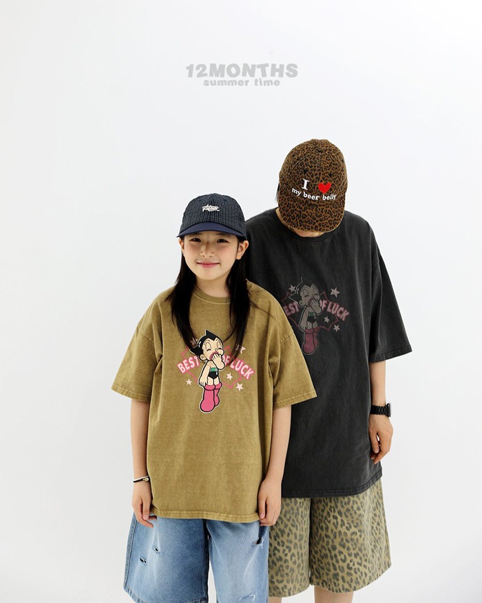 Astro美式復古親子T