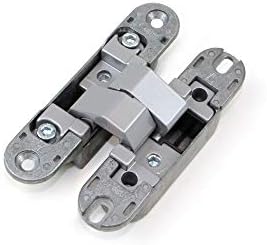 Vue 3 de Emuca Charnière invisible pour