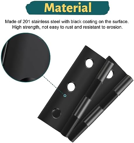 Vue 3 de Yeepeo Lot de charnières