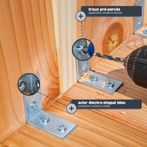 Vue 2 de HELPMATE equerre metal de