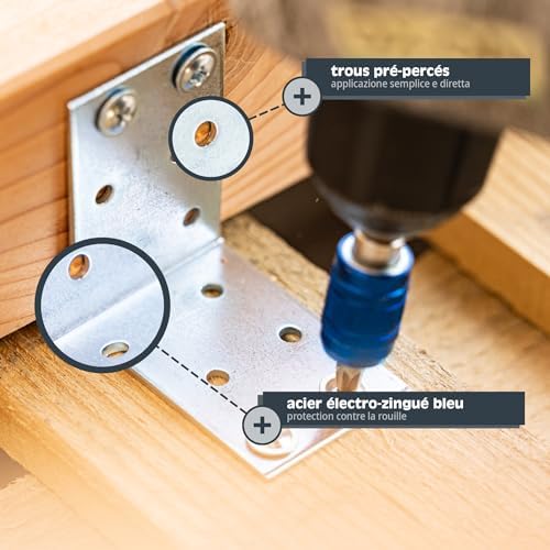 Vue 2 de HELPMATE pièces equerre metal