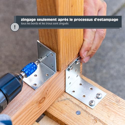 Vue 3 de HELPMATE pièces equerre metal