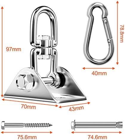 Vue 2 de Newaner crochet plafond lourds