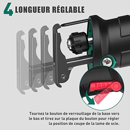 Vue 6 de HYCHIKA Scie Sabre sans