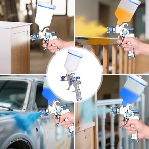 Vue 7 de LustLocke HVLP Professionnel Pistolet