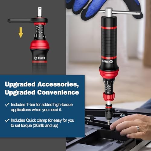 Vue 4 de VANPO Tournevis Dynamométrique Nm