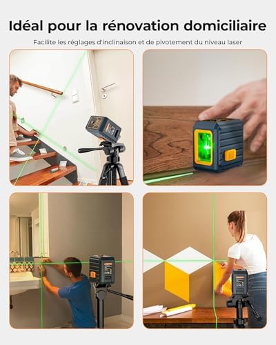 Vue 4 de Niveau laser vert CIGMAN