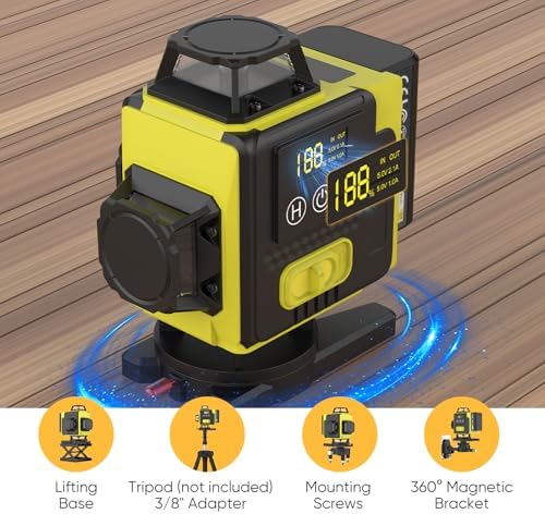 Vue 4 de Niveau Laser Autonivelant X