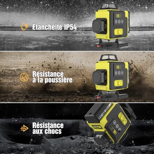 Vue 7 de Niveau Laser Autonivelant X