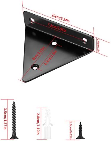 Vue 2 de Pièces Supports détagère Flottants