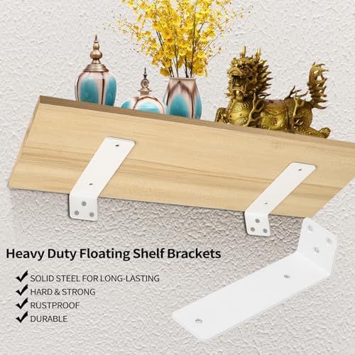 Vue 6 de Pièces Equerre Etagere Murale