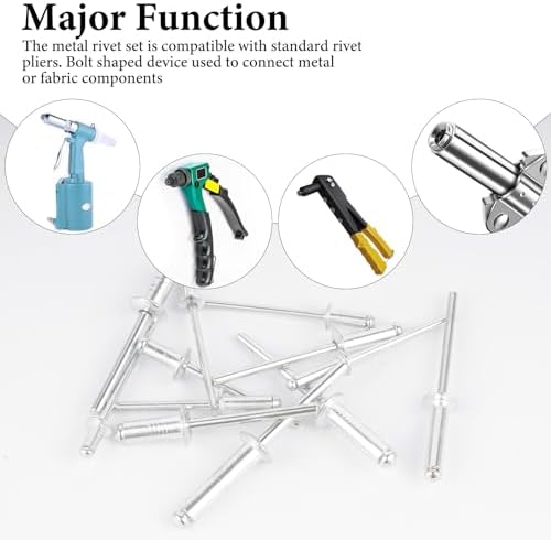 Vue 4 de Pcs Ensemble de Rivets