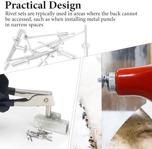 Vue 5 de Pcs Ensemble de Rivets