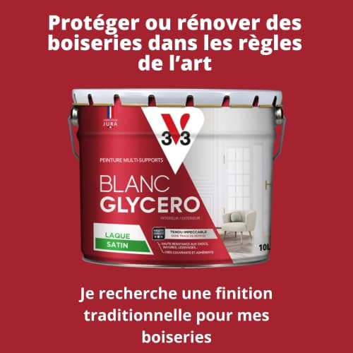 Vue 7 de V Peinture glycéro blanche