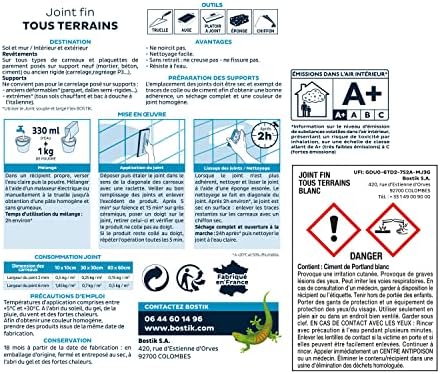 Vue 2 de Bostik Joint Fin Tous