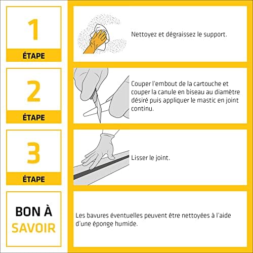 Vue 5 de SIKA Mastic acrylique SikaSeal