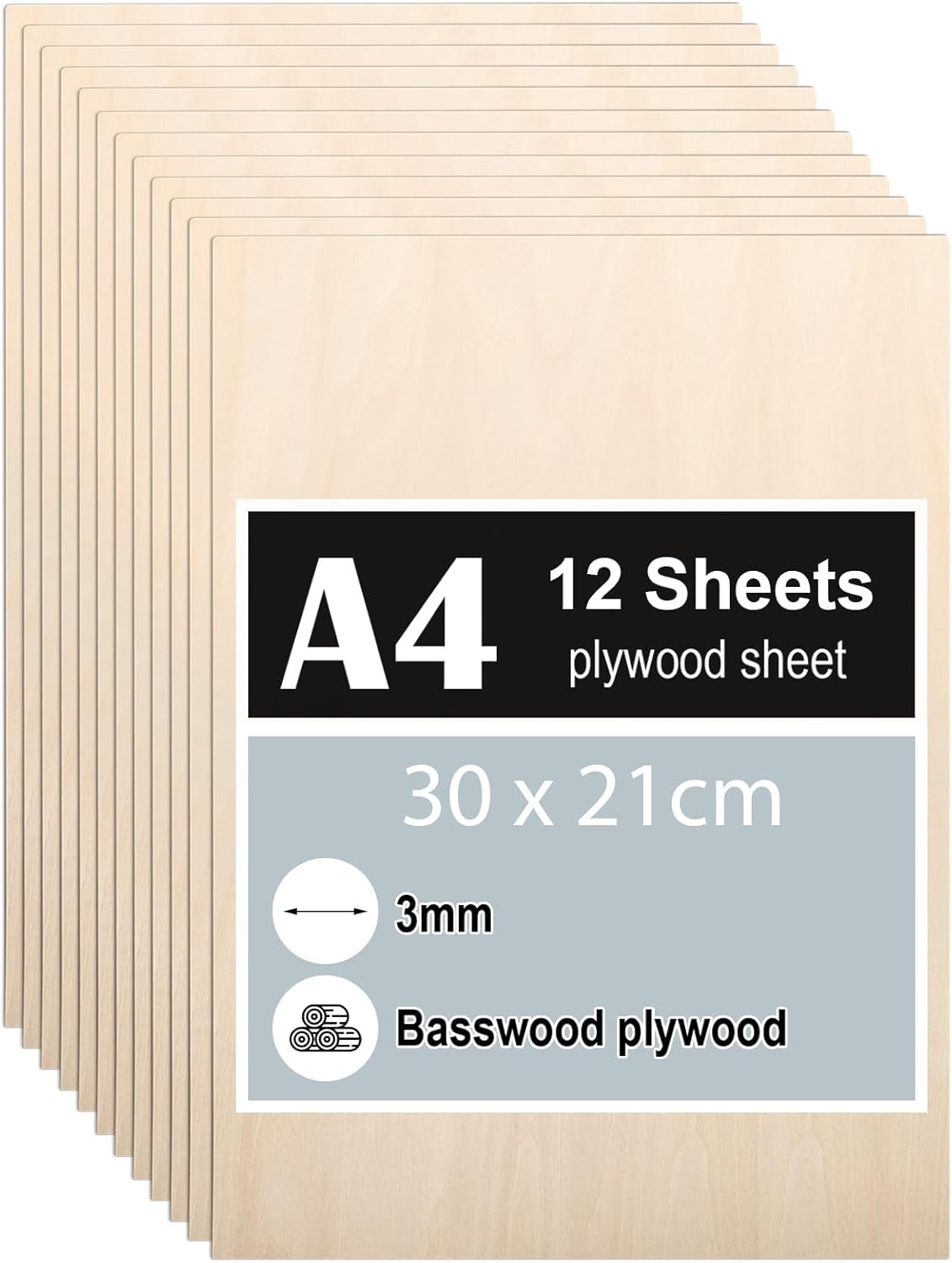 Pieces Contreplaque Bois 3Mm