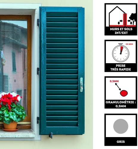 Vue 2 de Parexlanko Mortier Rapide Gris