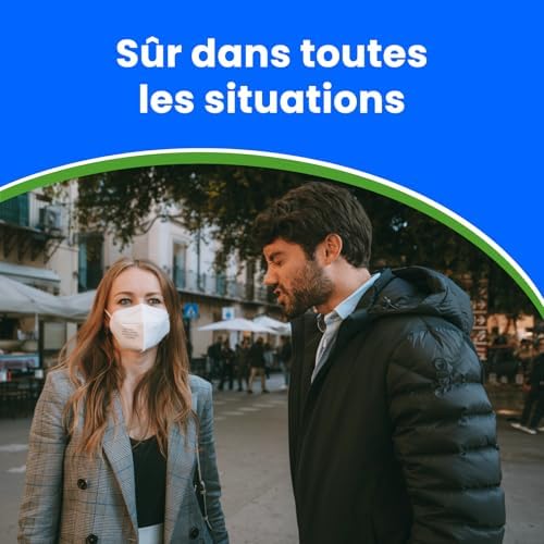 Vue 5 de ADESTE Masques FFP Blancs