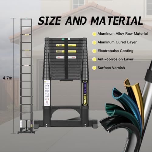 Vue 4 de Échelle télescopique en Aluminium