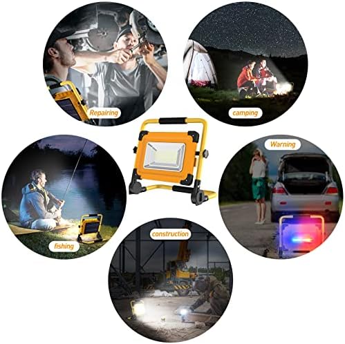 Vue 7 de Projecteur Chantier LED Rechargeable