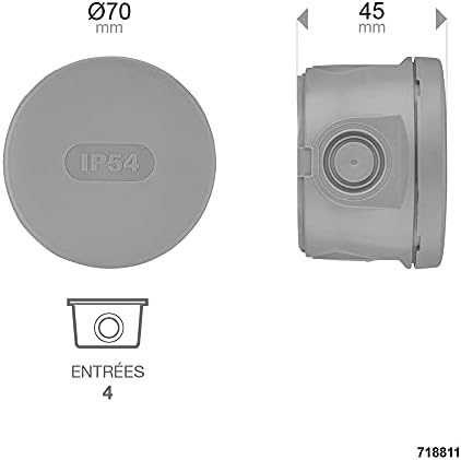Vue 7 de DEBFLEX Boîte Dérivation Etanche