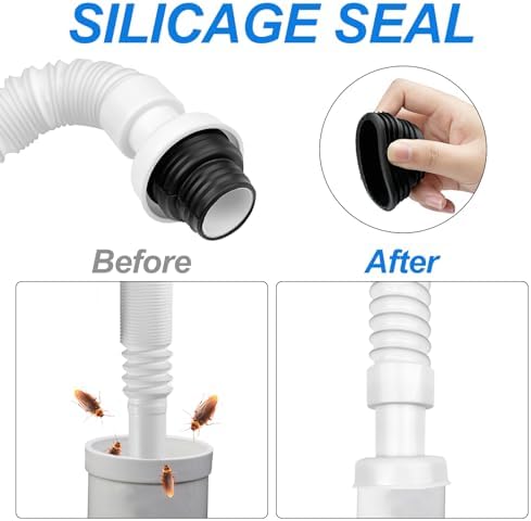 Vue 4 de Fousenuk Siphon Lavabo Evacuation