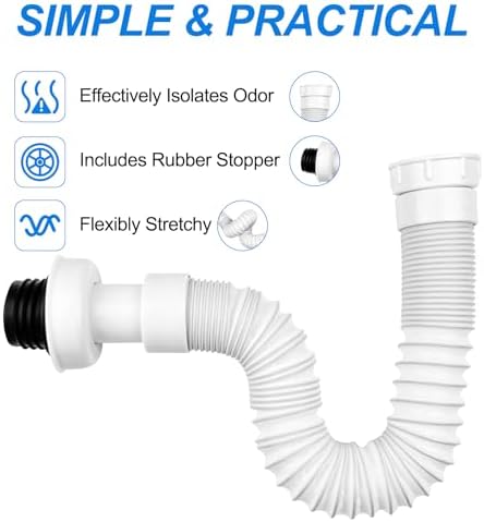 Vue 6 de Fousenuk Siphon Lavabo Evacuation