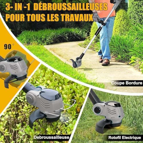Vue 2 de Debroussailleuse Electrique sans Fil